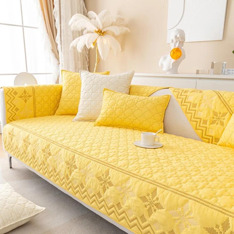 Bohemia Cotton Sofa Covers for Living Room Non-Slip Sofa Cushion Towel Universal for All Seasons Sofas Slipcovers Back Towel