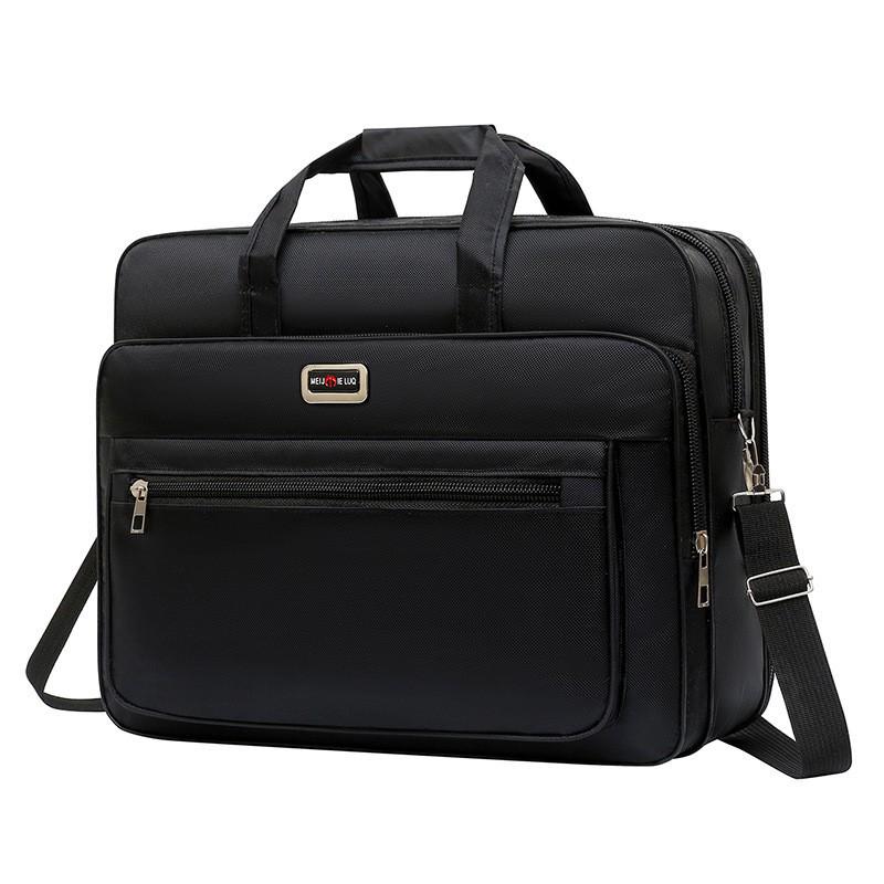 Men's Large Capacity Wear-Resistant Business Laptop Briefcase and Travel Handbag