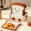Bread Look Dip Plate Collection for Sauces and Appetizer Portions, Cute Table Accent for Everyday Home Dining Use