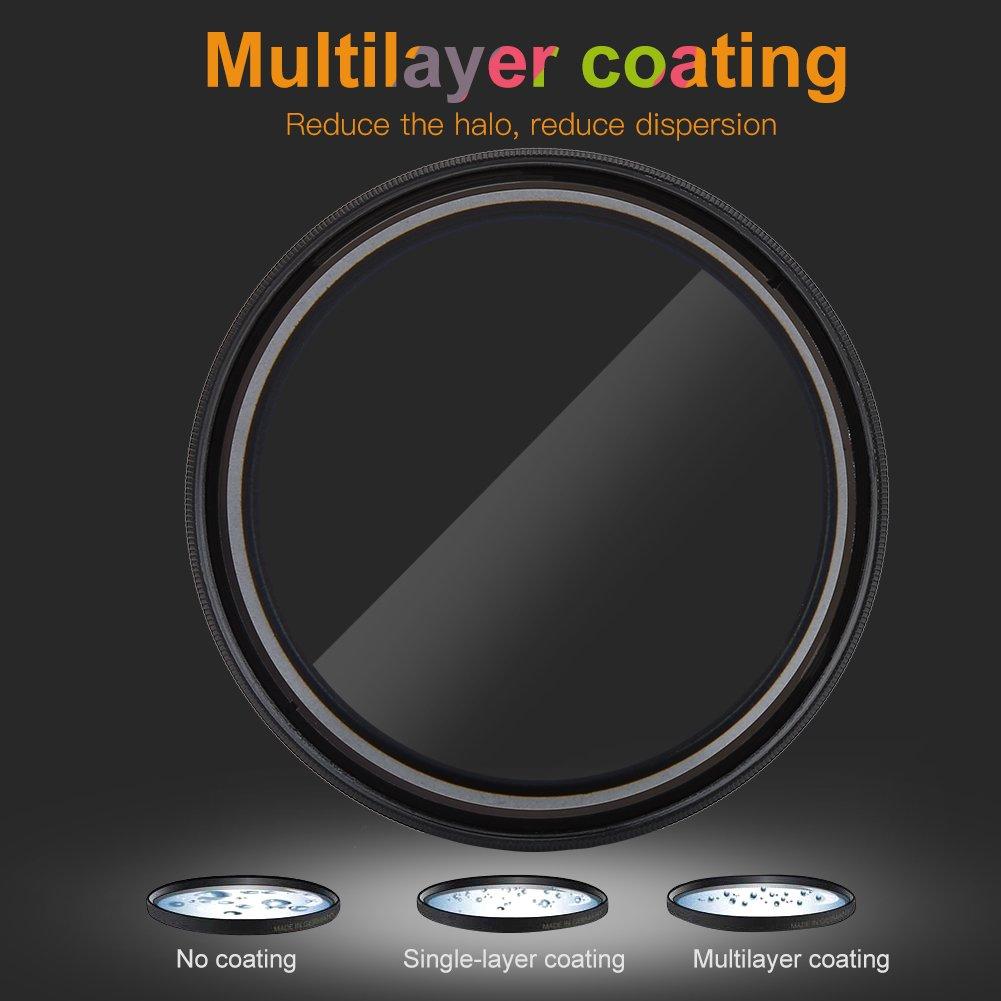 Lente Macro Universal de 52mm com Vidro Ótico e Revestimento para Redução de Halo e Inclui Lentes Frontal e Traseira Compatível com Todas as DSLR e Digitais