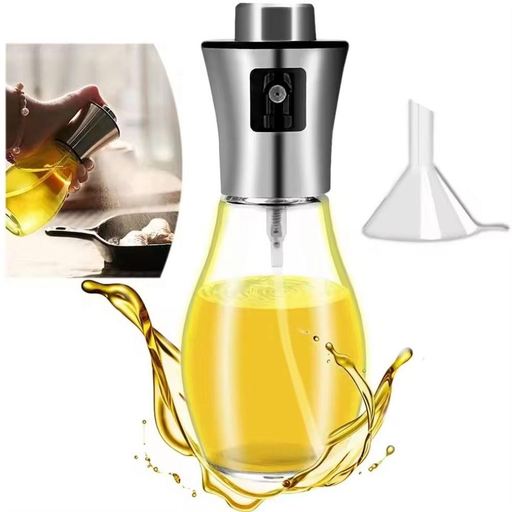 Fine Spray Glass Oil Sprayer Glass Oil Dispenser Bottle Kitchen Spray Container  Kitchen Gadgets