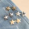Pentagram Adjustable Waist Button for Pants Detachable Button Perfect Fit Jeans Buckle Waist Tightener Clothing Accessories