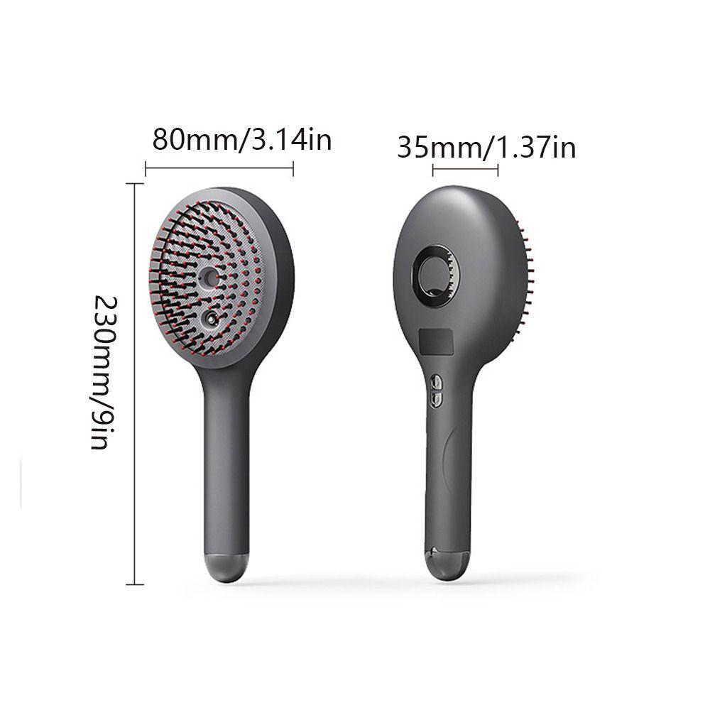 High Frequency Vibration Red Light Spray Massage Comb Hair Care 2-In-1 Misting Hair Brush Gift