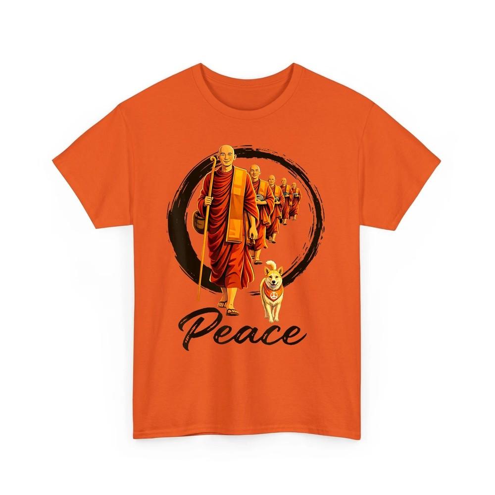 Peace Zen Walk for Peace Aloka Dog Mindful Buddhist Monks Unisex TShirt Unisex T-Shirt XXXL