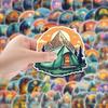 100 Outdoor Camping Graffiti Stickers Car Skateboard Suitcase Decoration Stickers Waterproof DIY Stickers