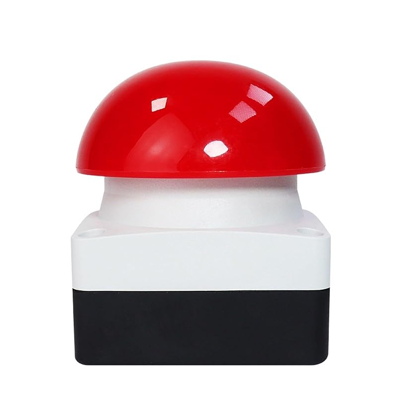 

E-Stop Pedal Push Button Without Fixation IP67 Self Reset Momentary Foot Switch Big Mushroom Emergency Stop Buttons 1Pcs (Color : Self-Reset Yellow, 1NO