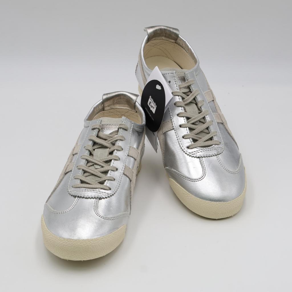 1182A467-020 Onitsuka Tiger Mexico 66 Deluxe Silver Piedmont Grey (Women's)