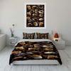 Coffee cups and beans. Bedding sets Duvet cover sets Duvet covers Pillowcases(1 * Duvet Cover 2 * Pillowcases without duvet insert)