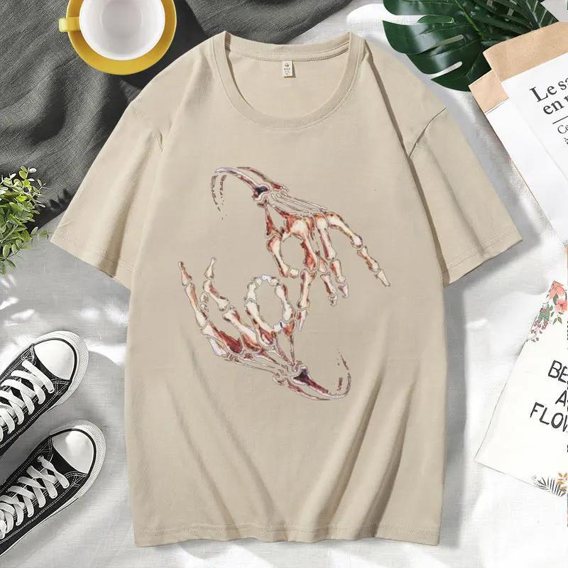 Rock Band Korn Tour T Shirt Men Women Summer Fashion Casual Loose Short Sleeve Tees Vintage Gothic T-Shirt Y2k Streetwear Tops
