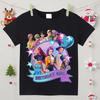 KPop Demon Hunters T-shirts for Children Cartoon Number Printed Short-sleeved Top Girls Summer Fashion T-shirt Birthday Clothes