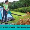 12500RPM Cordless Electric Air Blower 3500W Handheld Leaf Blower Dust Collector Sweeper Garden Tools for 388VF Li-ion Battery