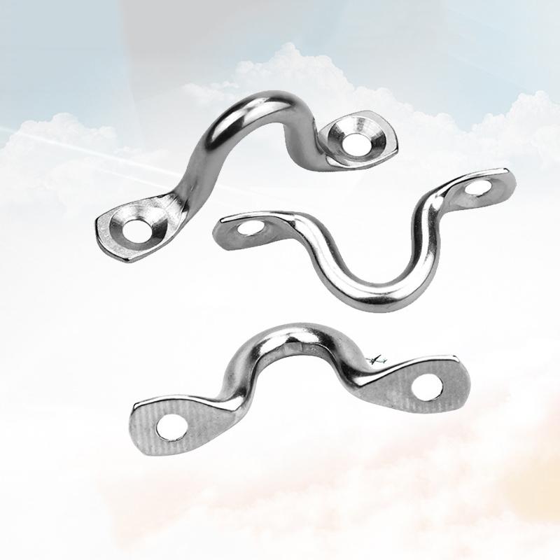 4 Stück Griff 4/5/6 mm 316 Edelstahl Drahtöse Gurt Boot Marine Befestigung Fenderhaken Markise Motoren Zubehör