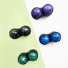 Dual Roller Resin Massage Ball for Muscle Relaxation and Fitness