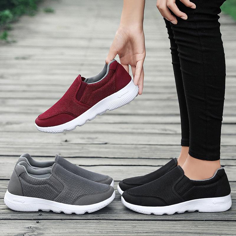 Women's Shoes, Couples, Soft-soled Mom Shoes, One-foot Cloth Shoes, Light and Casual Shoes