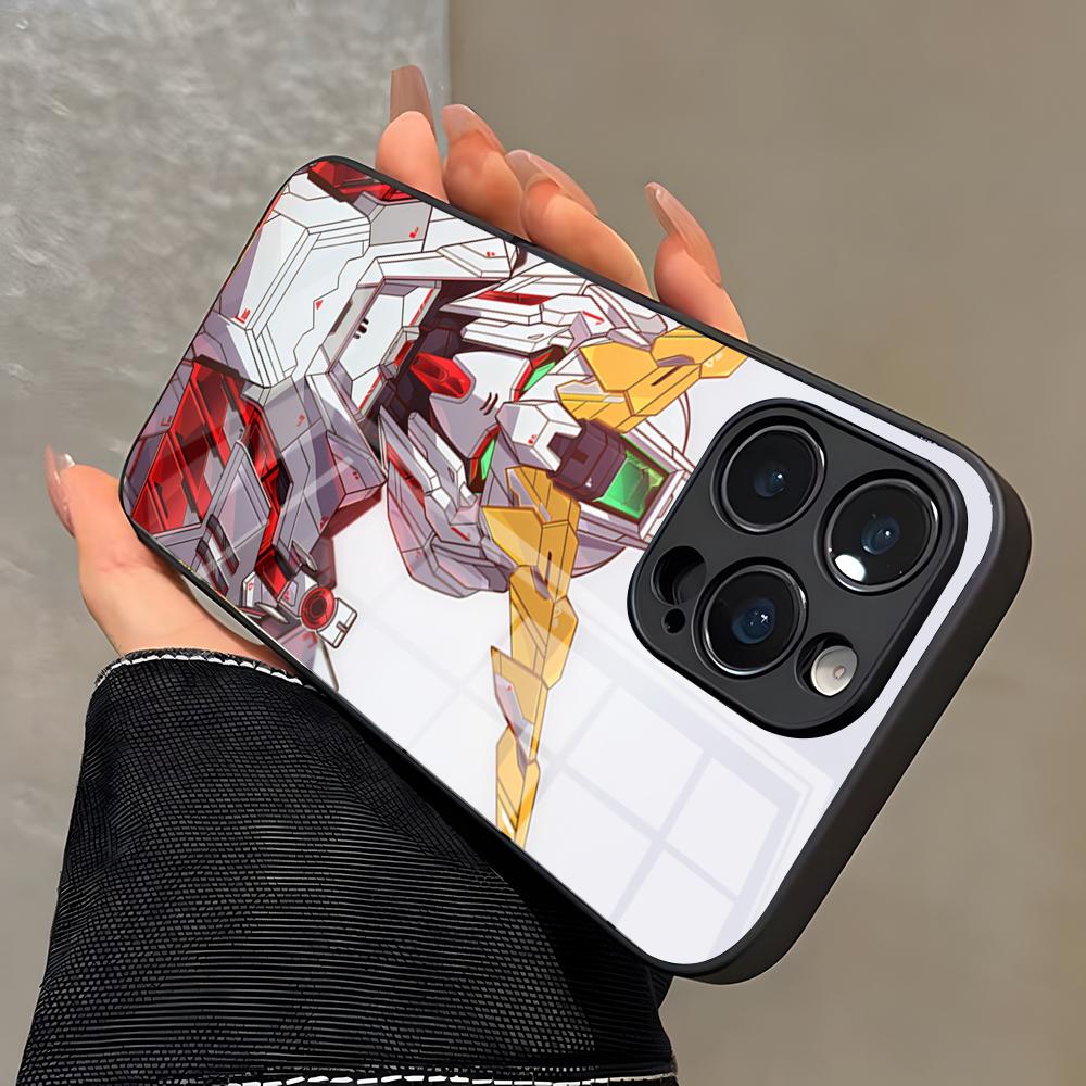 G-Gundam Phone Case For IPhone 17 Pro Max 16 15 14 Pro Max 13 11 X Xs Xr 8 7Plus Glass Cover
