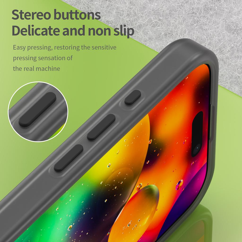 For iPhone 17 Case Compatible with MagSafe TPU+PC Slim Matte Translucent Phone Cover