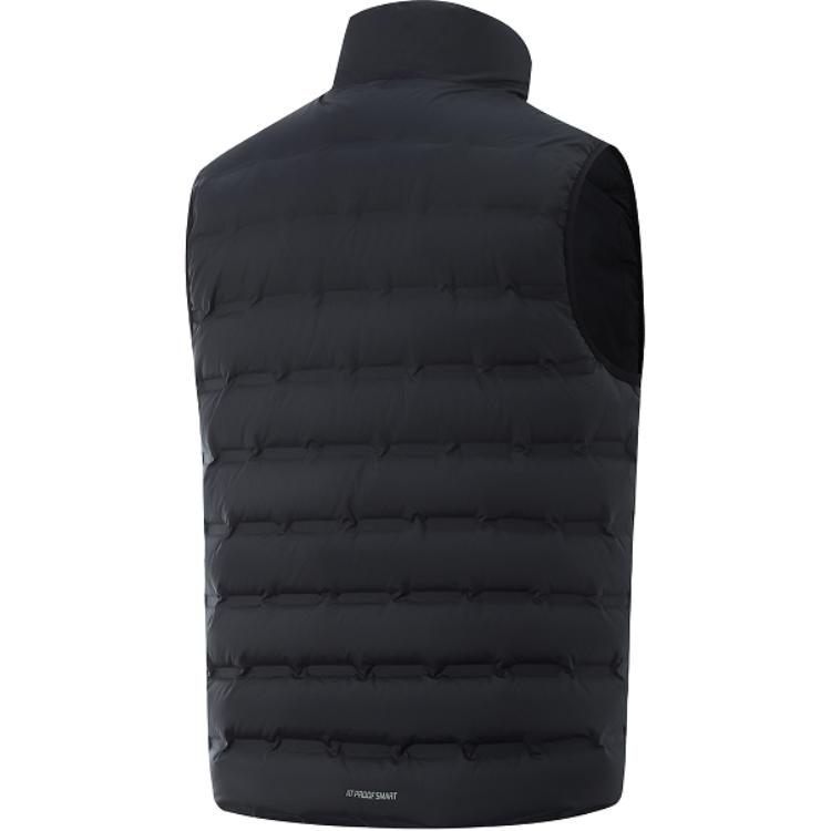 Li Ning Hot Pot Down Jacket Series Water-Resistant Casual Versatile Cold-Resistant Comfortable Solid Color Stand Collar Down Vest Winter AMRU041-1