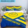 Leeds United Crest Design 3PCS Bedding Set 2D Printing (Includes 1 Duvet Cover + 2 Pillowcases Coreless), Bedroom decor,Fan Gift