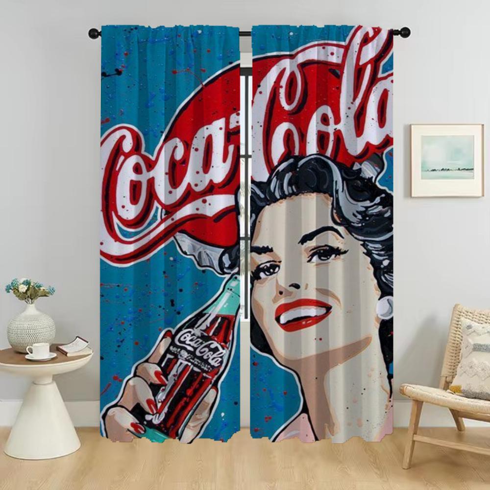 

Colas Elegant Room Curtains for Living Room Partition Window Curtain Kitchen Curtains 2 Pieces Shades Tulle for Bedroom Blackout W50xH70cmx2pcs-CL