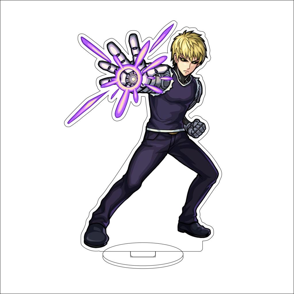 16CM Anime ONE PUNCH MAN  Acrylic Stand Ornaments  Saitama/Deep Sea King/Subterranean King Figure Stand Halloween Gifts