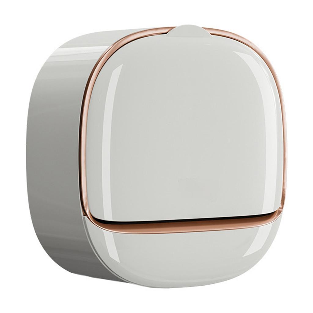 1 Piece Soap Box Free Punching Soap Box Wall-mounted Household Dustproof Drain Water Storage Bathroom Toilet Soap Shelf