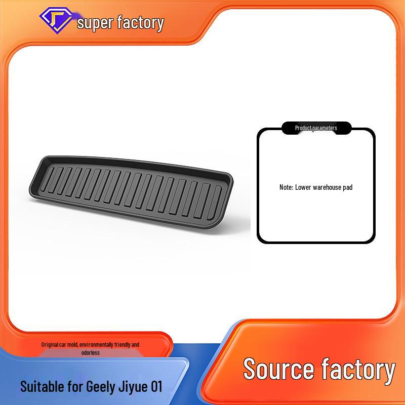 Custom TPE Trunk Mat for Geely Jiyue 01 – Eco-friendly & Odorless TPE Material (Waterproof Bag Shipping)