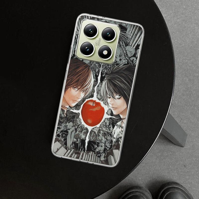 N-Note D-Death Anime Ryuk Phone Case Cover for Xiaomi Redmi Note 15 14 13 12 11 Pro Plus 14S 12S 11S 11T 11E 10S 10 Customized F
