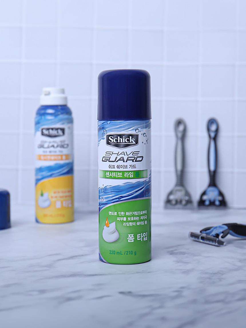 

Schick Shave Guard Sensitive Lime Shaving Foam 210g 1ea