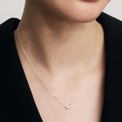 Hei [sv925] schitterende triple cubic ketting