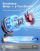 Hipacool Car Cooling Clamp Fan 2000mAh USB Rechargeable Fan Burshless Cooler 900° Rotatable Portable Cooling Tool Car Electronic
