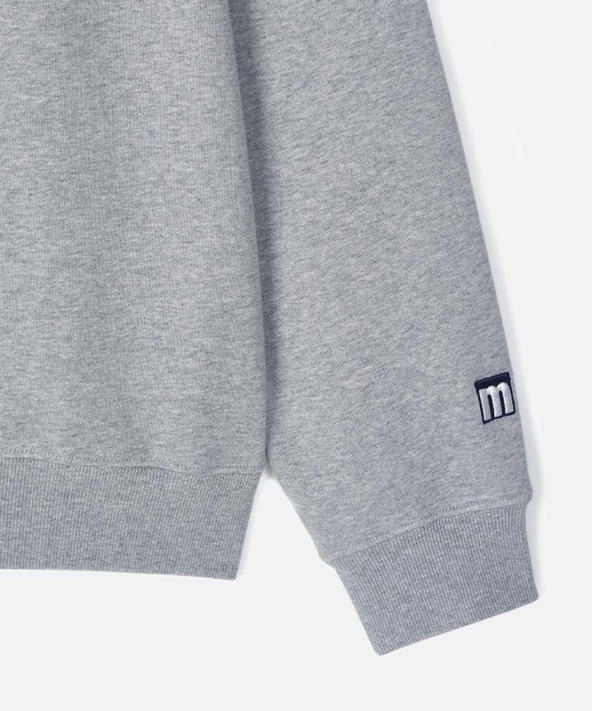 Maenhatanlekojeu Mr Small Arch Logo Crew Neck - Gray