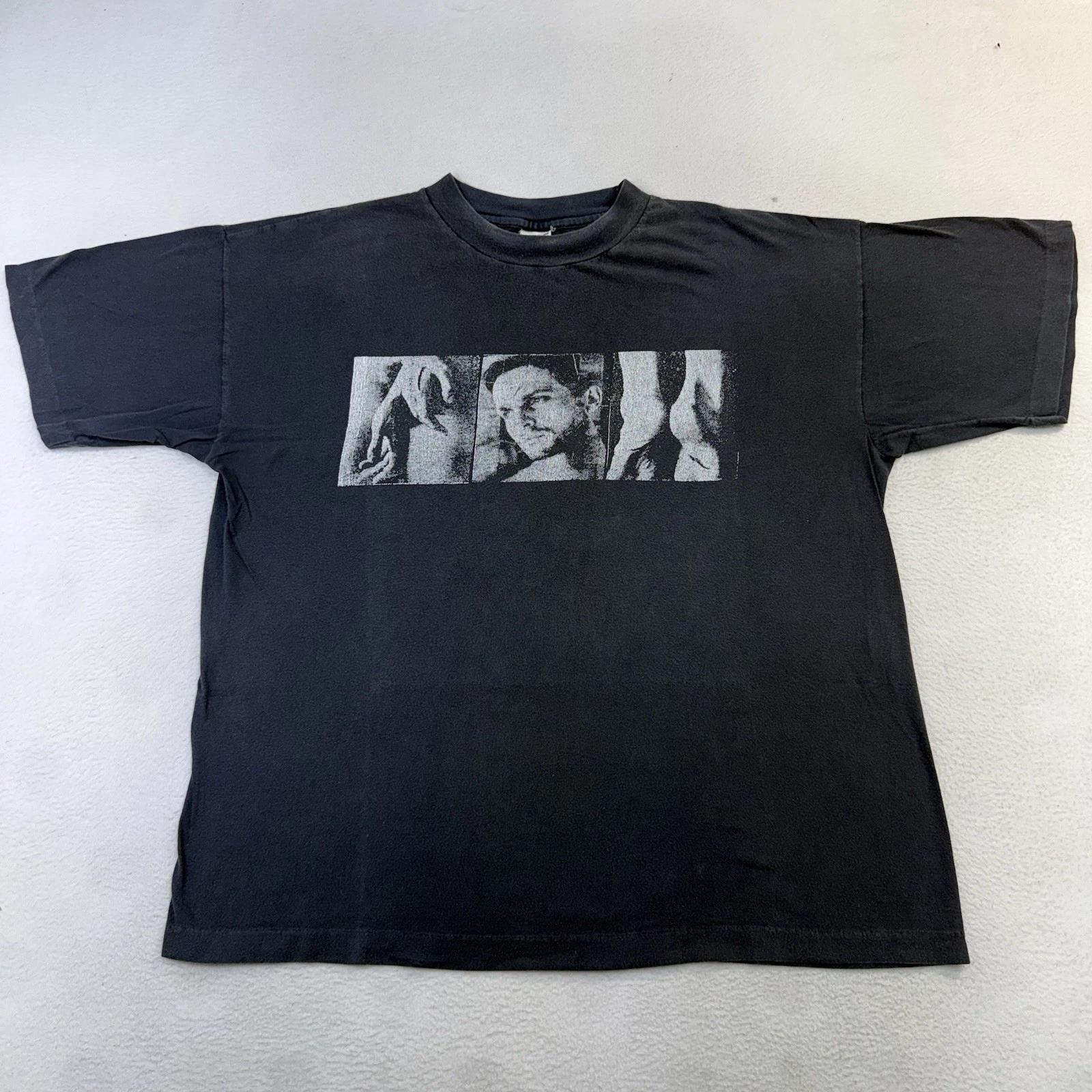 

Vintage 1993 Miguel Bose Bajo El Signo De Cain Album Promo T-Shirt XL VERY RARE 3XL