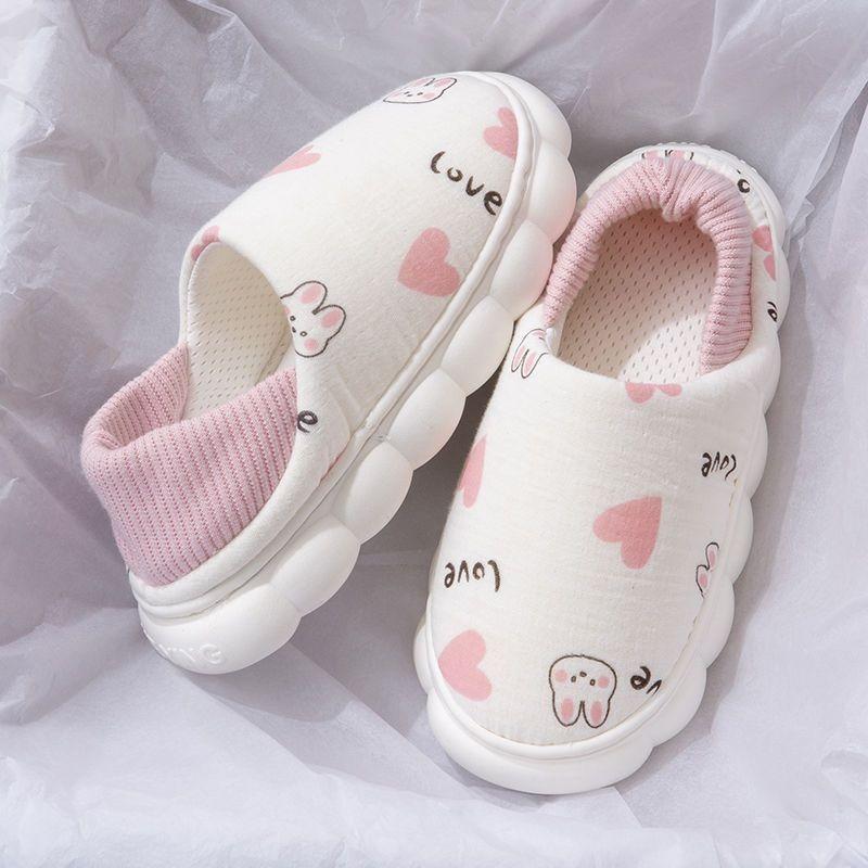 Confinement Shoes Winter Thick Maternity Slippers Autumn and Winter Maternity Postpartum Non-slip Bag and Soft-soled Cotton Slippers Ladies