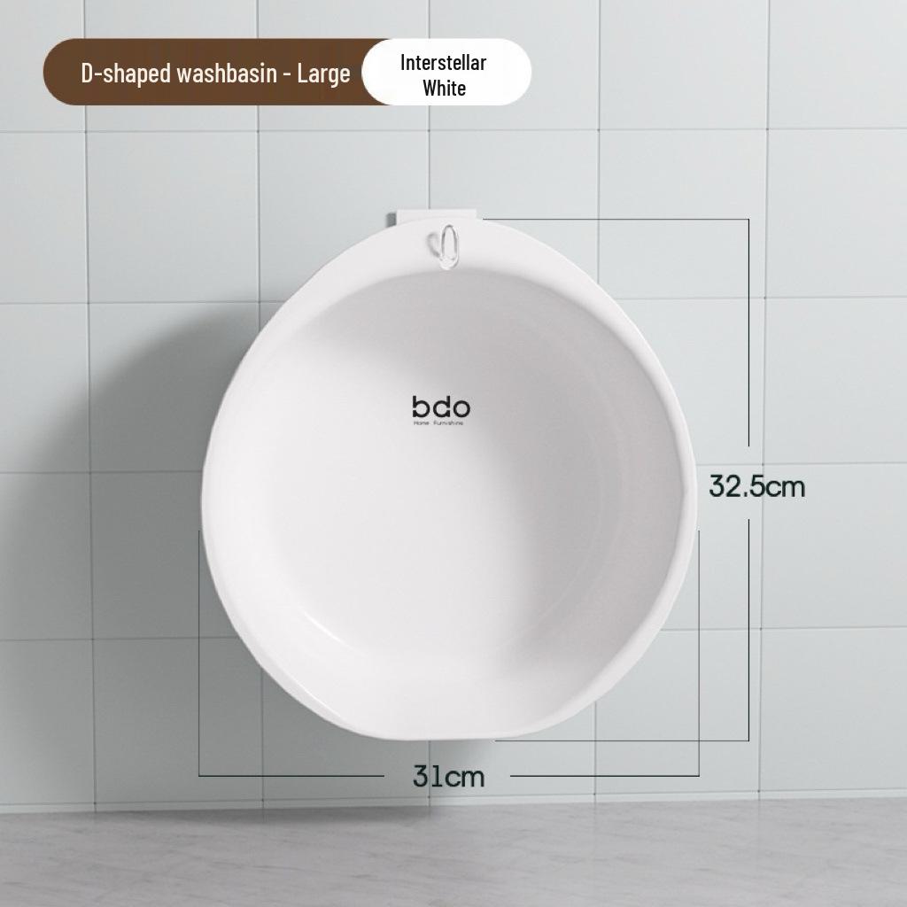 High-Temperature Resistant Wall-Mounted Washbasin for Laundry and Foot Washing