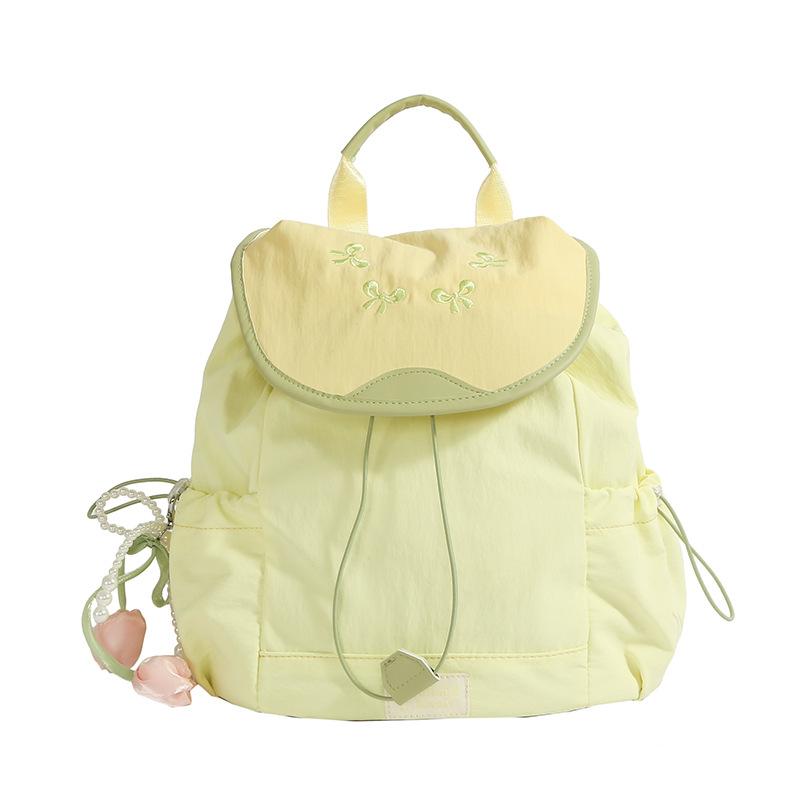 Guava fruit backpack women's new contrasting dopamine cute school bag casual fashion large capacity backpack