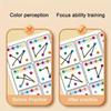 Reusable Training Link Cards Attention Training Color Number Cards  Early Education