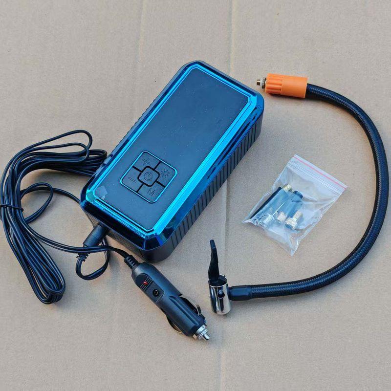 

Portable Car-Mounted Air Pump with Smart Digital Display, Electronic Air Pump for Bicycle Tires, Basketball, and Electric Inflator [Diamond Blue Cigarette Lighter Smart Air Pump]