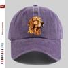 pc Cute Golden Retriever Print Baseball Cap Pet Portrait Design Decorative Hat Comfortable Lightweight Headwear Adjustable S