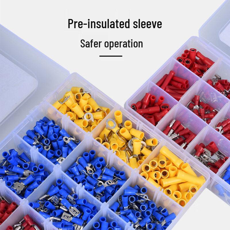 1280Pcs Pre-insulated Electrical Terminal Kit