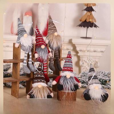 Kreative Waldpuppe Plüsch Weihnachtsbaumschmuck