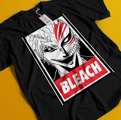 T-shirt Anime Bleach T-shirt Ichigo Bankai T-shirt Aizen Yhwach T-shirt Zaraki Kenpachi