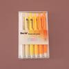 Morandi Color Quick-Dry Ballpoint Pen Set - High-Value Student Neutral Pen in Black
