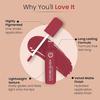 Colors Queen Zero Color Transfer Liquid Lipstick | Long Lasting Liquid Lipstick Waterproof |Lightweight Matte Lipstick for Women (Very Me, 8g)