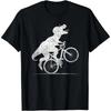 Funny T-rex Mountain Bikes Gift Men Women Cool Bicycle Rider T-Shirt  Graphic T Shirts  Women Clothing Tops  Ropa Mujer