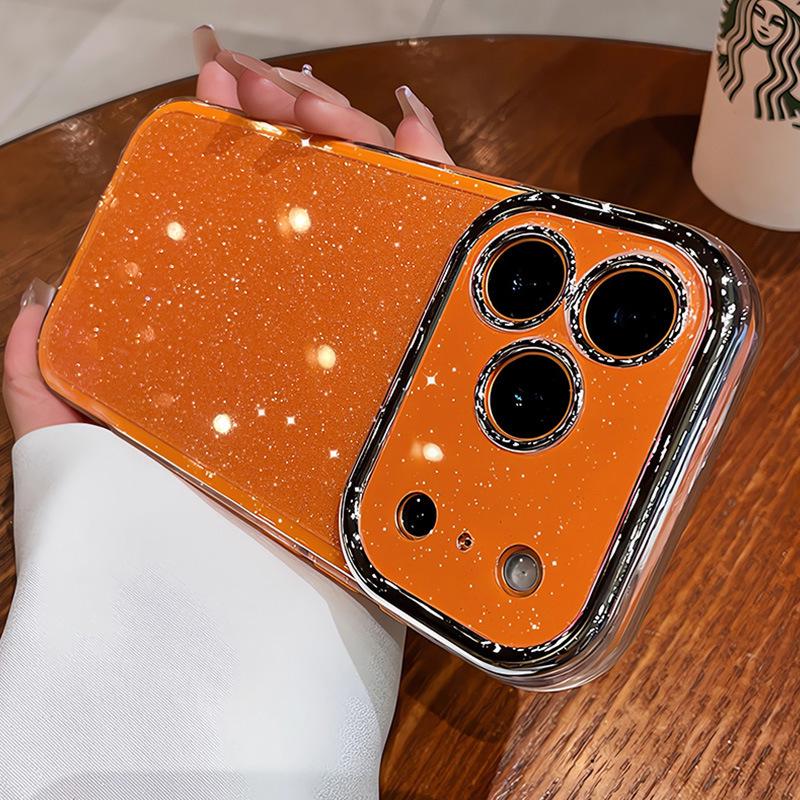Jelly Glitter Instant iPhone 16 Pro Max Case - Large Window, Apple 17 Celebrity Protective Cover