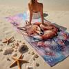 Fox Dreams In Space Beach Towel, Super Soft Microfiber, Gift for Her/Him, Birthday, for Pool, Beach, Travel, Home Decor Fan gifts