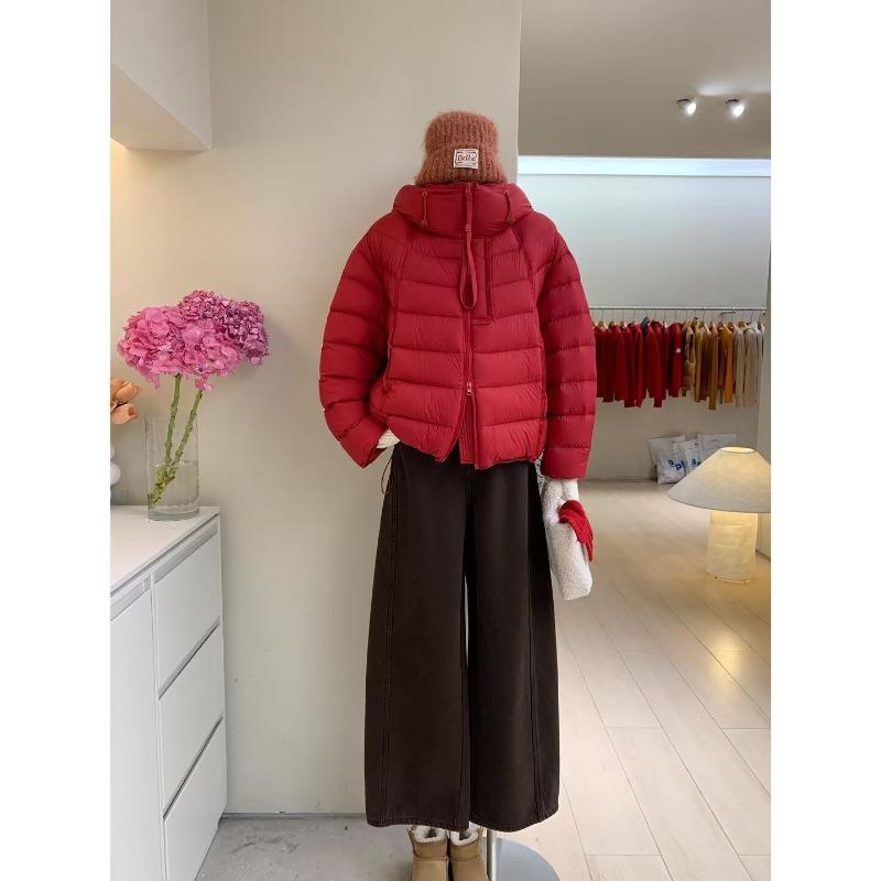 YA ribs down jacket women, thickened warm puff bread jacket
