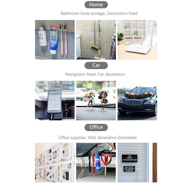 1/2/3/5M Nano Bandă Bandă dublă Bandă Transparentă Reutilizabilă Benzi Adezive Impermeabile Curățabile Bucătărie Accesorii de baie Benzi