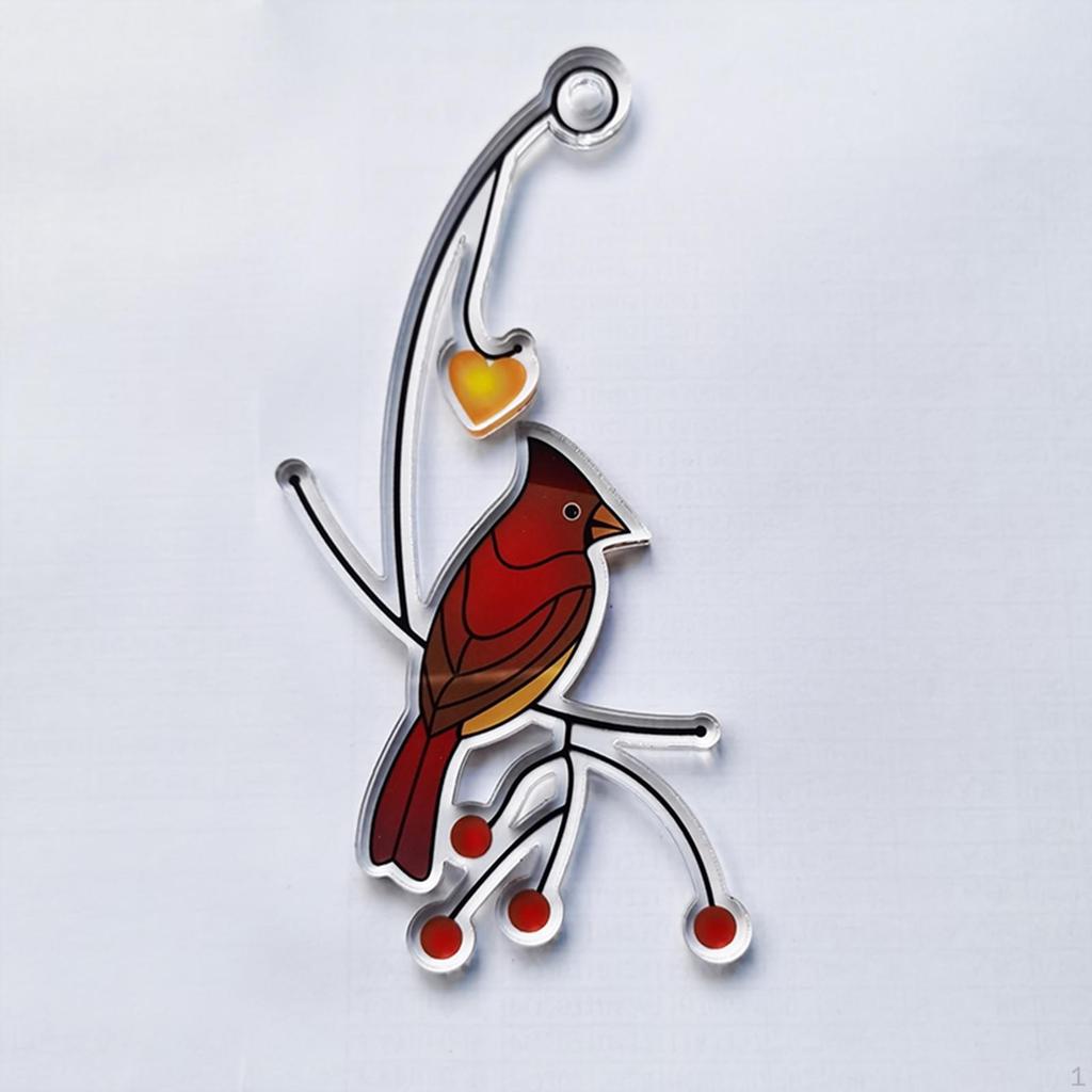 Acrylic Birds Car Doors Branch Fence Ornaments