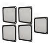 PC Fan Dust Filter Mesh Magnetic Frame Nylon Chassis Fan Dust Mesh Cover for Computer Case Power Supply Unit 140mm 5pcs